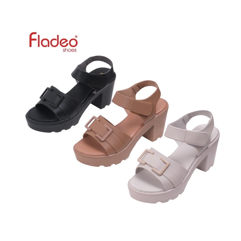 FLADEO SEPATU WANITA / LDT380-2RV / SEPATU HEELS / SEPATU HAK TINGGI