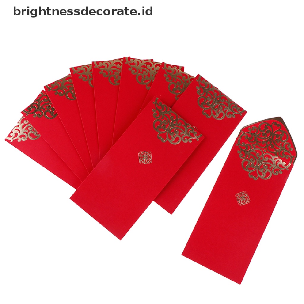 [Birth] 10pcs New Year Wedding Amplop Merah Rat Year Chinese Spring Festival lucky bag [ID]