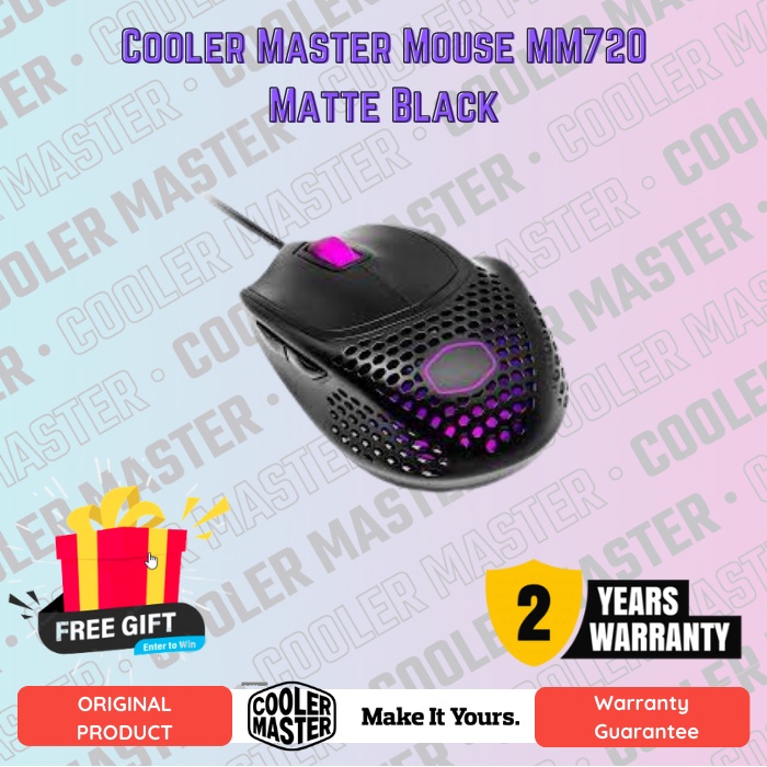 Cooler Master Mouse MM720 Matte Black