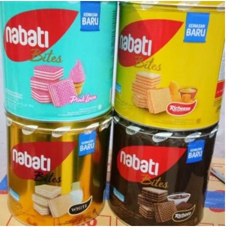 

Nabati Rich wafer kaleng 240gr