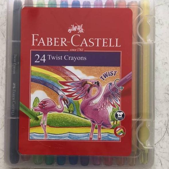 

ホ Twist Crayon 24 Warna Faber Castell / Crayon Putar 24 Warna Faber Castell Terbaru