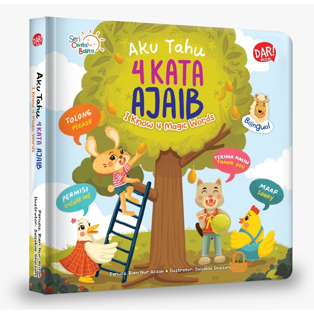 [Buku-MP] Aku Tahu 4 Kata Ajaib: I Know 4 Magic Word (Boardbook)
