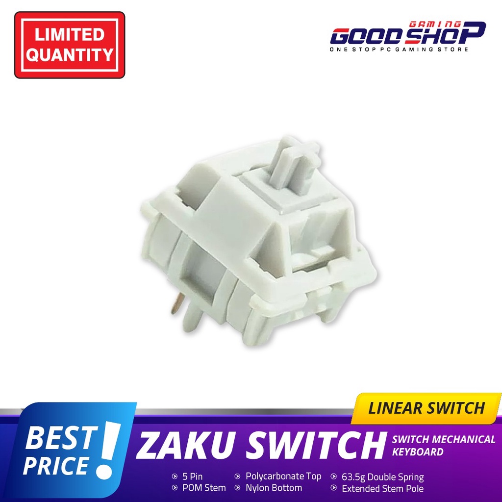 Zaku Switch Linear 63,5g PCB Mount - Keyboard Switch