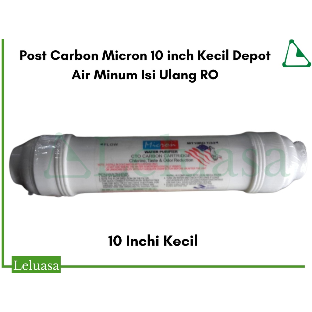 Post Carbon Micron 10 inch Kecil Depot Air Minum Isi Ulang RO