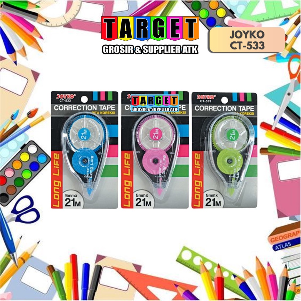 

CORRECTION TAPE / TIP EX KERTAS PITA / TIPE X ROLL FANCY