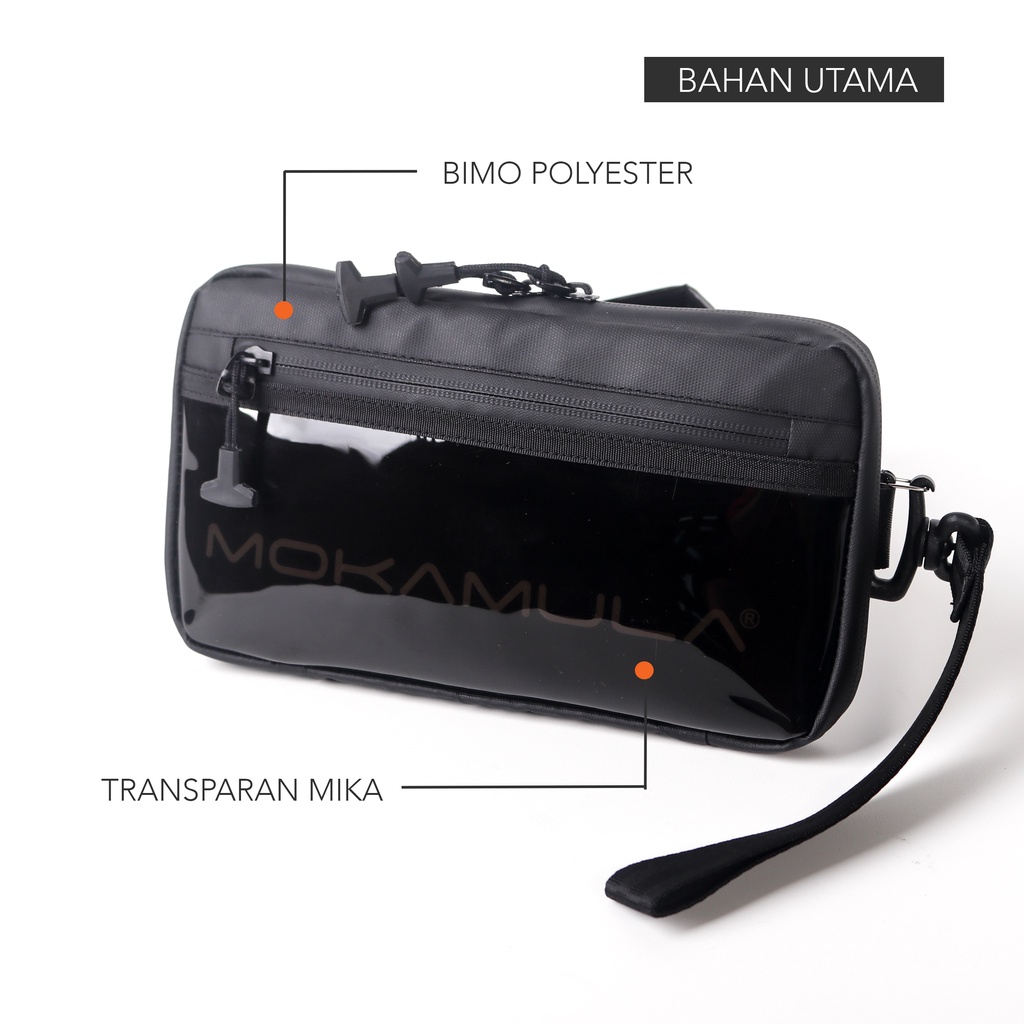 Hand Bag Tas Tangan Clutch Waterproof - Tuckle Mokamula