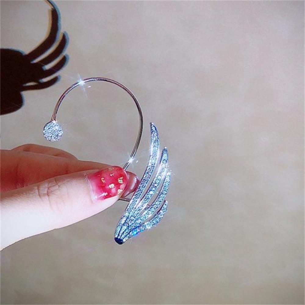 Needway   Gadis Anting-Anting Prancis Keren Mewah Telinga Manset Peri Tanpa Tindik Telinga Tulang Klip