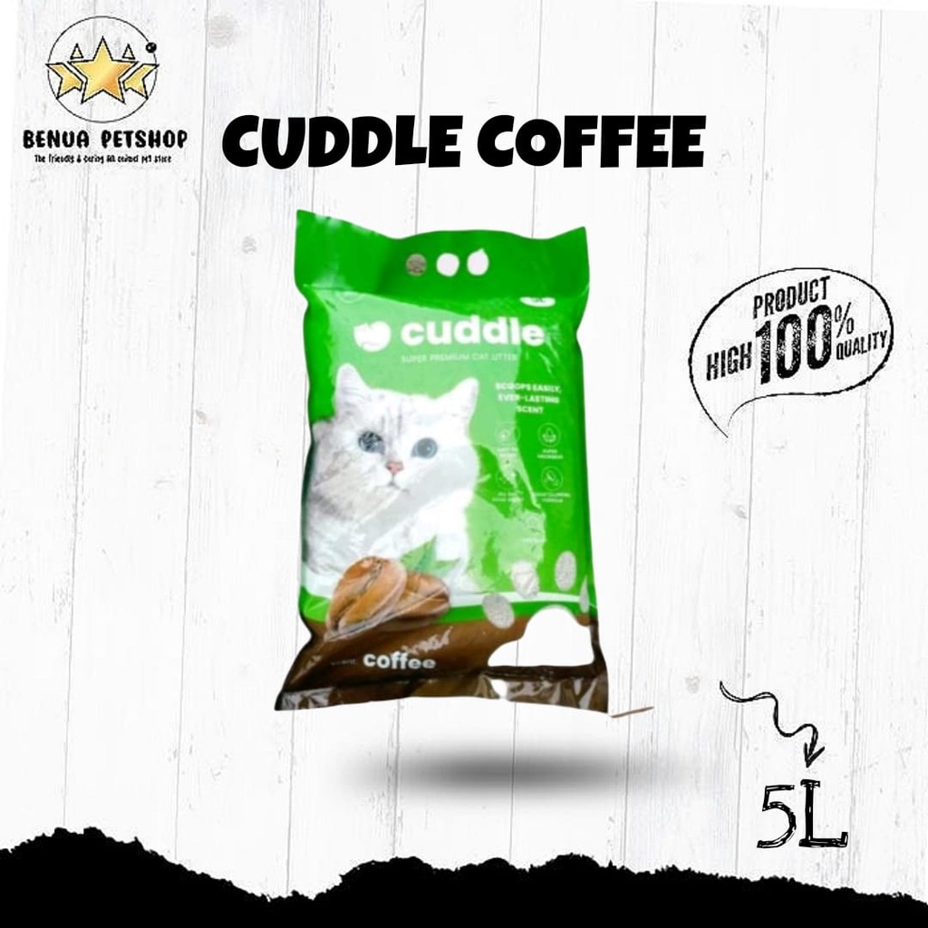 PASIR KUCING PREMIUM CUDDLE ALL VARIAN - 5 LITER
