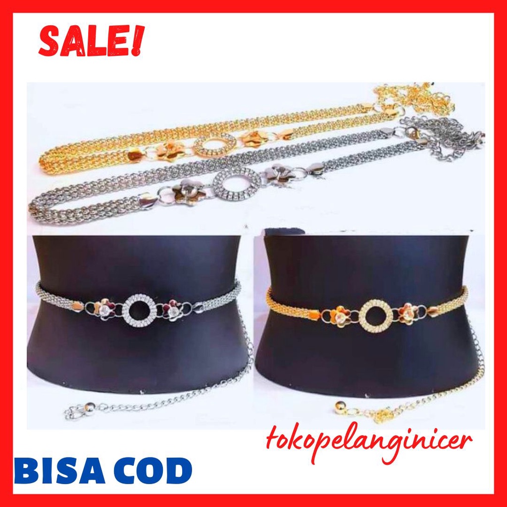 ikat pinggang Rante wanita terlaris/ikat pinggang belt rantai/ikat pinggang rante COD