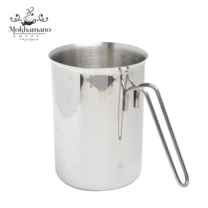 Gelas Cookmaster Measuring Cup Milk Jug Takar Gelas Ukur Stainless 1000 Ml