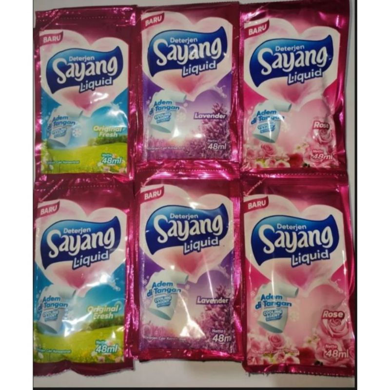 Detergent Sayang Likud sachet renceng