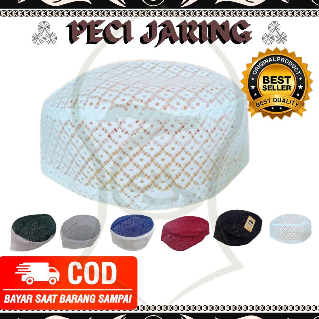 peci jaring / peci jaring murah / peci haji jaring bisa COD