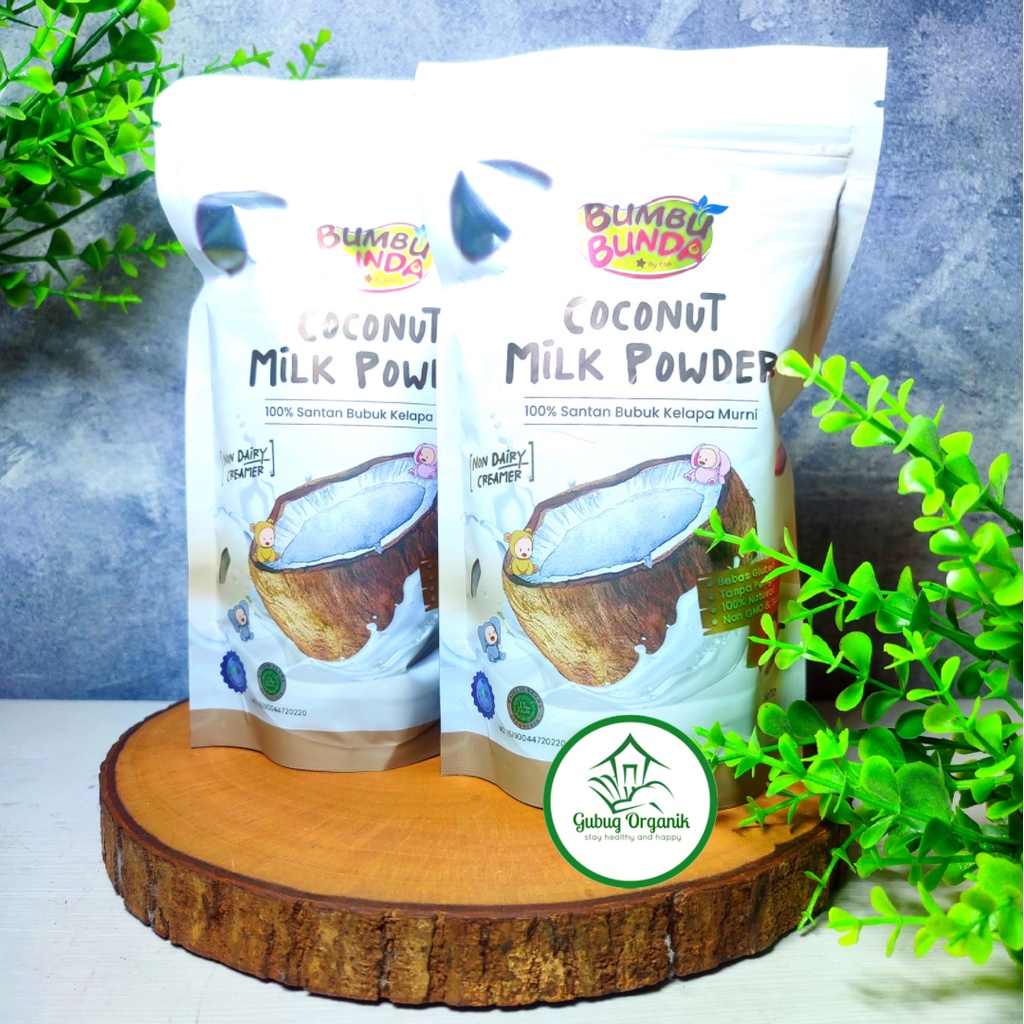 

Bumbu Bunda Elia Coconut Milk Powder / Santan MPASI / Santan Anak / BB Booster MPASI / Santan Organik / Lemak MPASI / Lemak Bayi