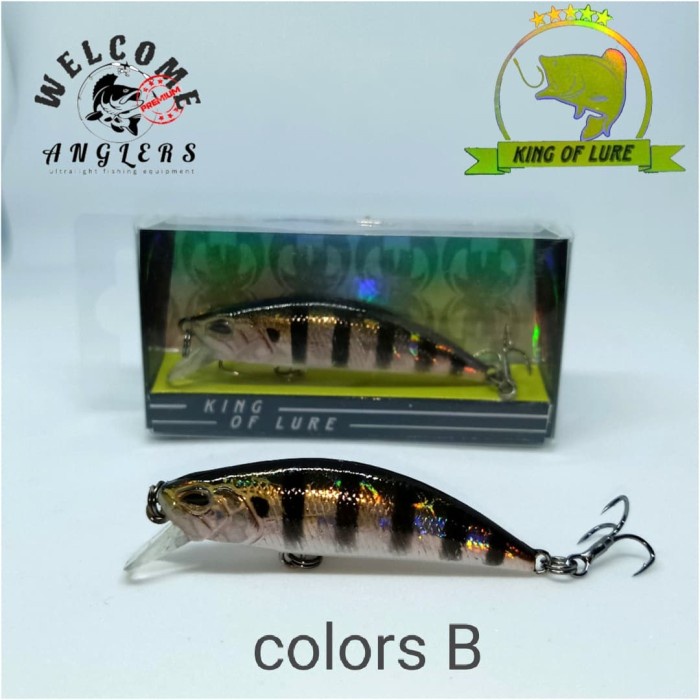 DISKON umpan pancing minnow king of lure MURAH