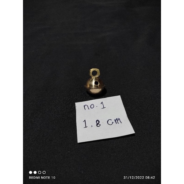 krincingan kuningan 1kodi/klinting mini/klintingan kucing 1ikat 20biji