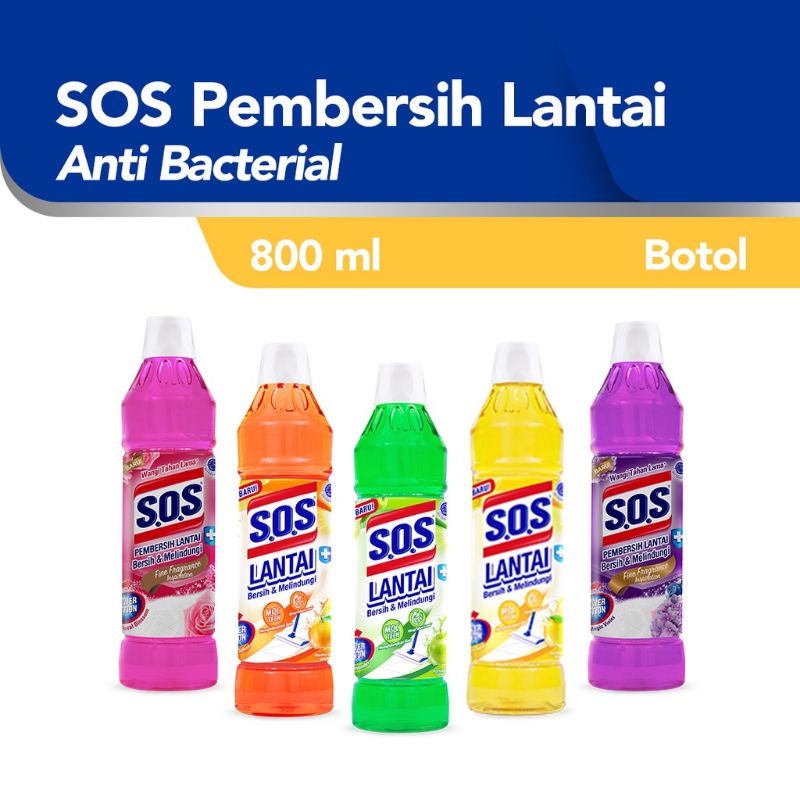SOS PEMBERSIH LANTAI 780ML BOTOL
