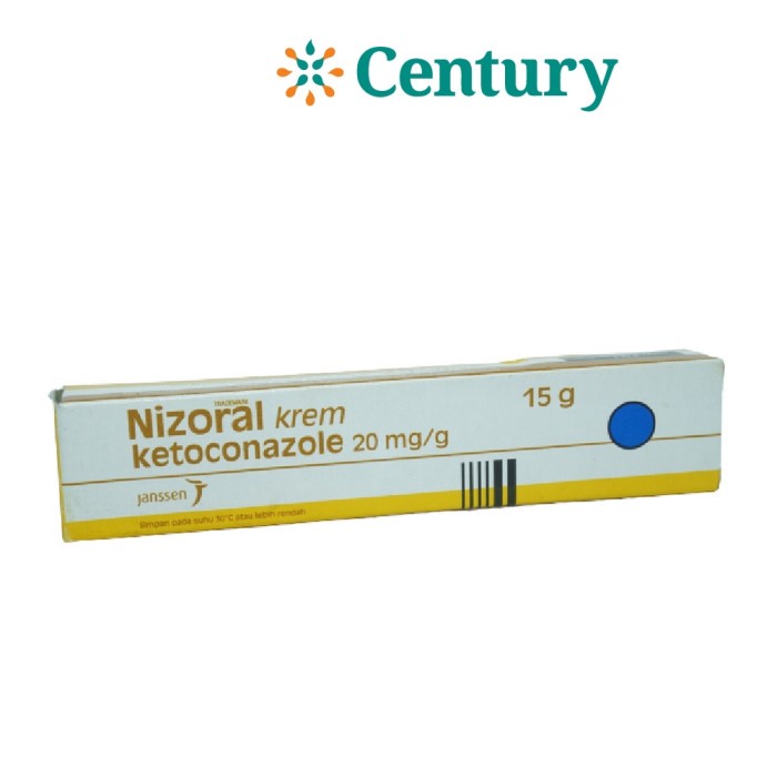 NIZORAL CREAM 2% 15GR/KETOCONAZOL/SALEP JAMUR