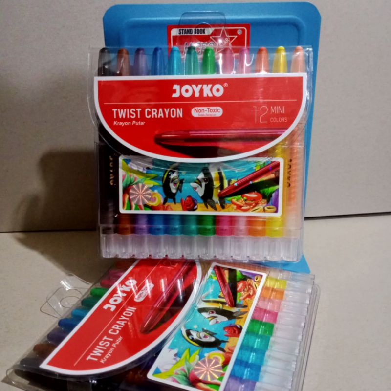 

Krayon Twist Oil Pastel Joyko 12 Warna Mini
