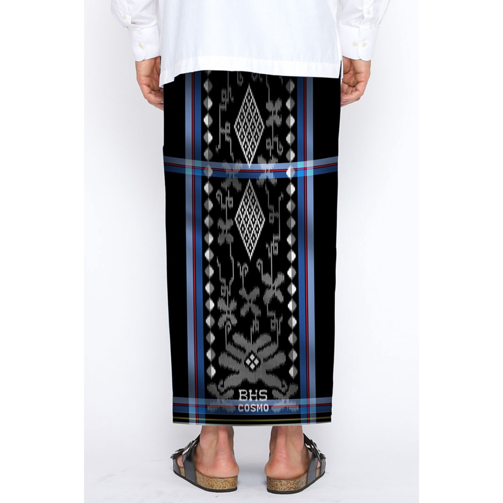 Sarung BHS Cosmo Gold Cmn Monochrome Warna Original