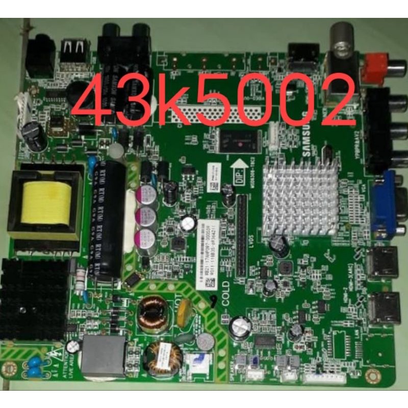 MB - mainboard - mesin tv led samsung UA 43K5002 AK - 43 K 5002 AK - UA43K5002 AK