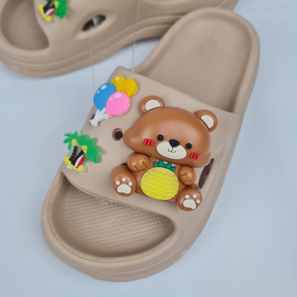 Sandal Anak Perempuan Fuji Selop 3D Bear COLLIN B7815-1