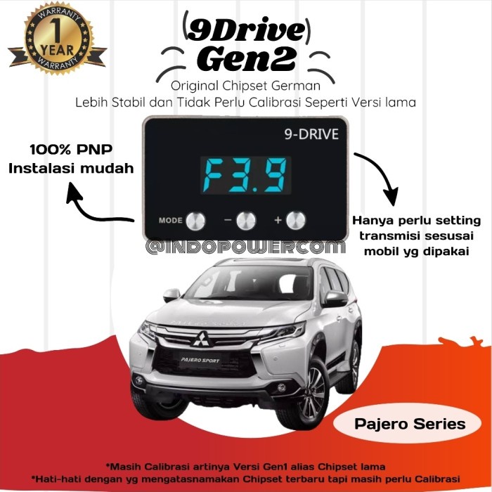 9 Drive Throttle Controller Accelerator Mitsubishi Pajero Remap