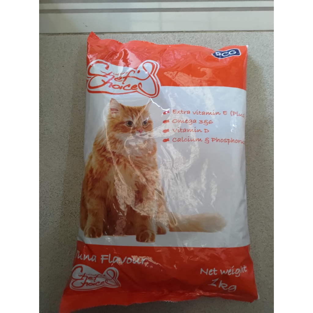 Chef Choices Cat Food Makanan Kucing Tuna Freshpack 1kg