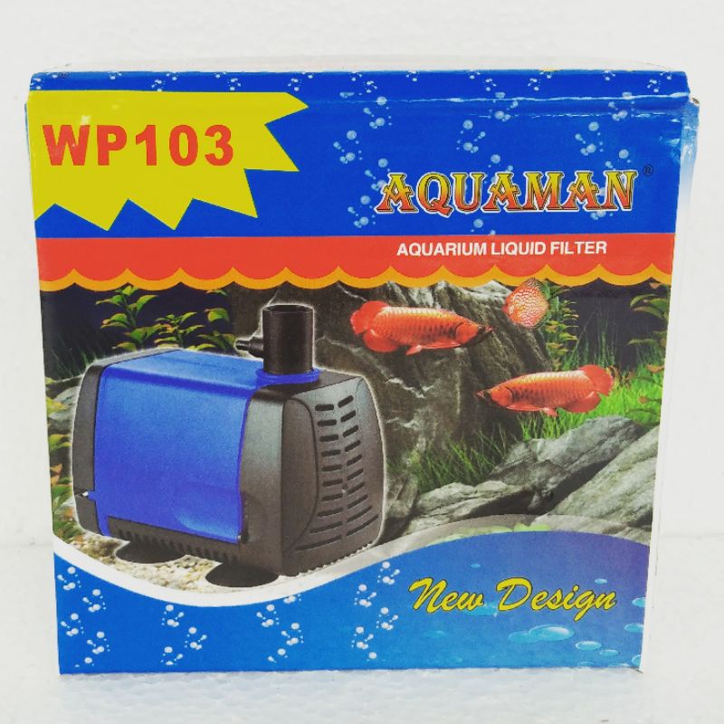 mesin pompa filter celup aquarium AQUAMAN WP 103 Waterpump akuarium ph water pump kolam hidroponik submersible