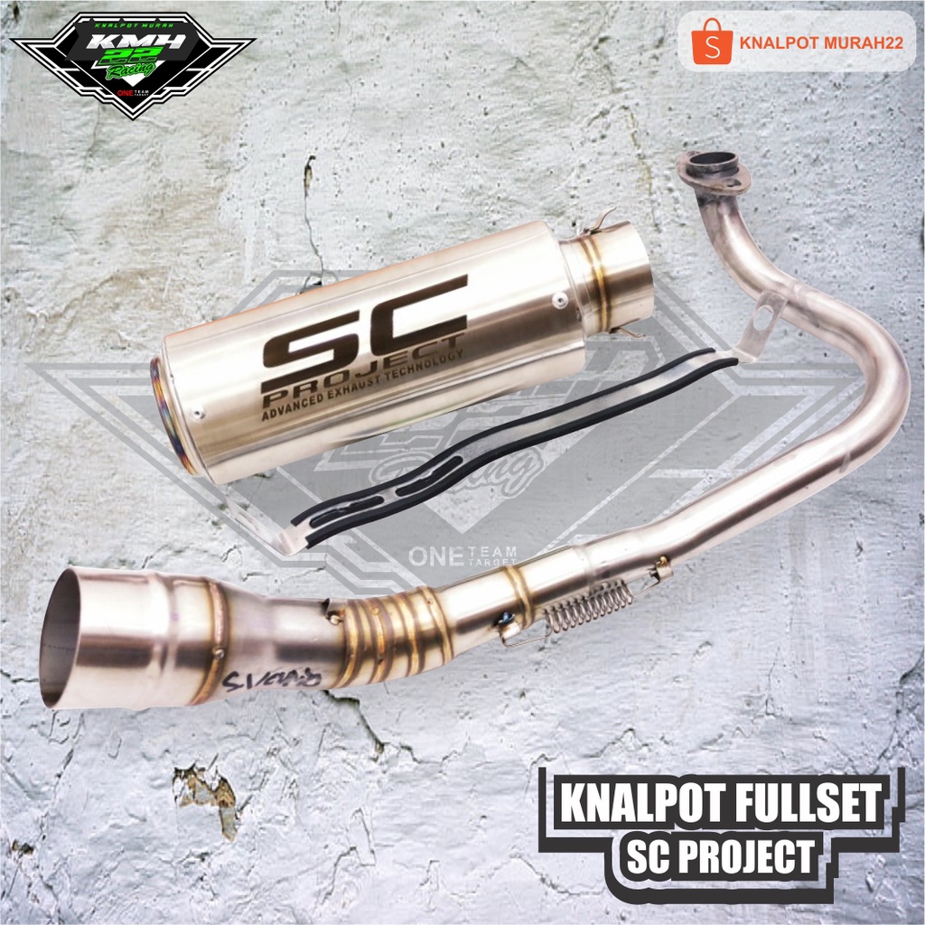 Knalpot SC Project Vario 150 - Vario 125 LED - ADV - PCX Lokal knalpot berkualitas