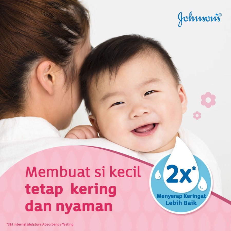 JOHNSON'S Blossoms Baby Powder - Bedak Bayi Extra Fill 75+25gr