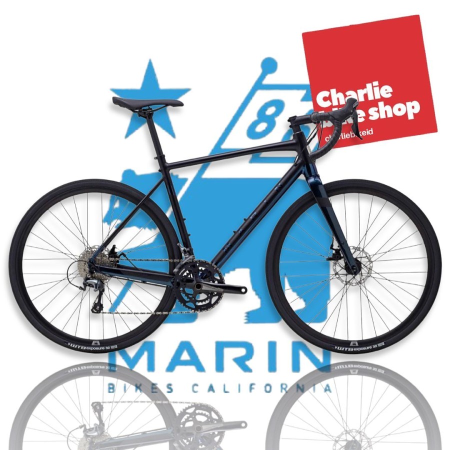 Fullbike Gravel Bike Marin Gestalt2 - Black - Sepeda Gravel