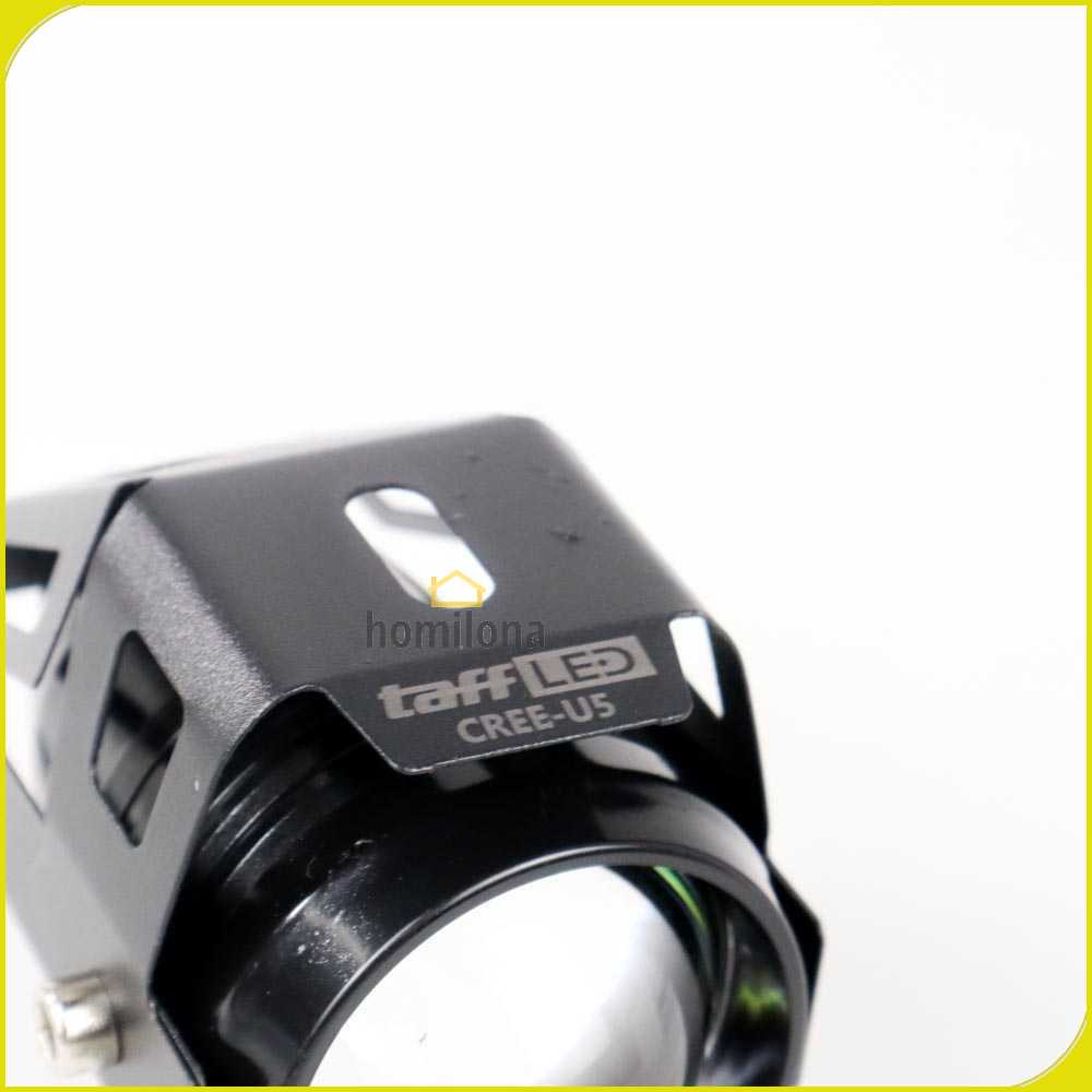 TaffLED Lampu Tembak Motor Transformer LED Cree U5 1098 Lumens - U5