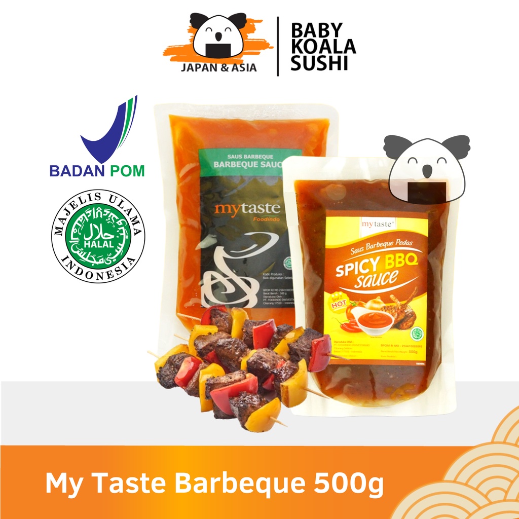 MY TASTE Barbeque Sauce 500 g Halal │ Saus Cocol Rasa BBQ