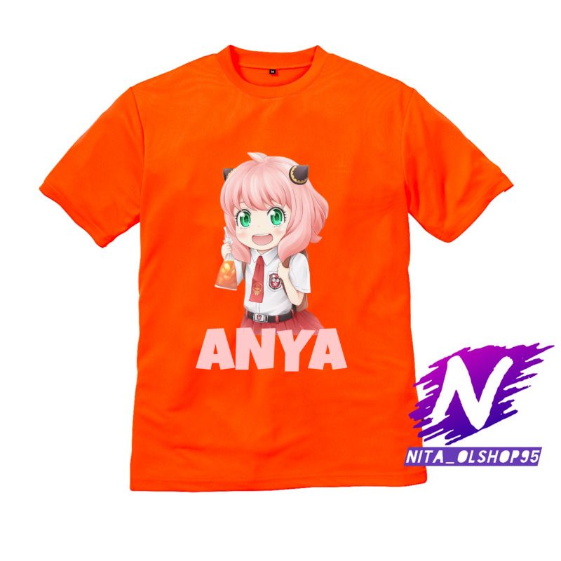 baju anak kaos anak anya forger anya lucu chibi anya sekolah