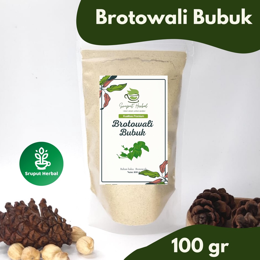 100g Brotowali Bubuk Brotowali Powder Kualitas Premium Murah Sruput Herbal