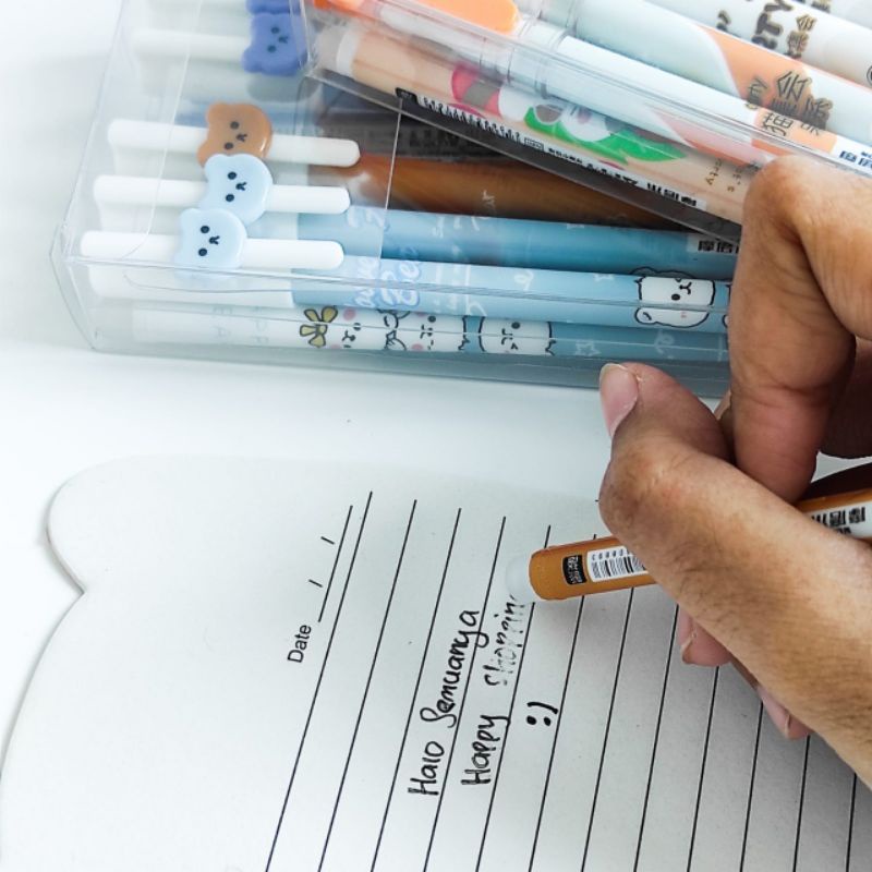 

PULPEN ODEMEI PEN GP-34167 ALAT TULIS BOLPOIN UNIK IMUT MURAH PEN GEL KARAKTER LUCU MURAH PENA