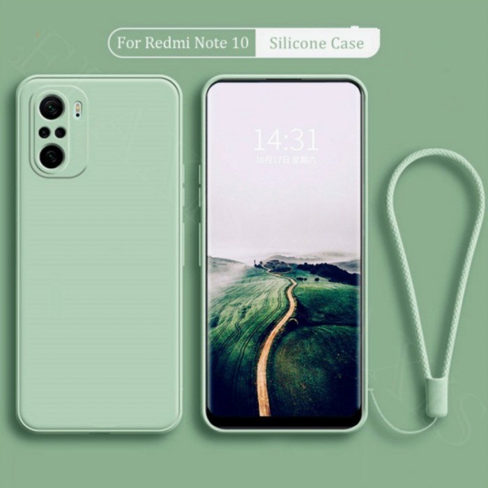 Casing Xiaomi Redmi NOTE 10 tahan Guncangan penutup Case Free Tali