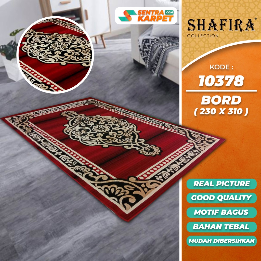 Karpet Rumah Permadani - Limited Edition - Shafira 10378 Bord- Ukuran 230 x 310