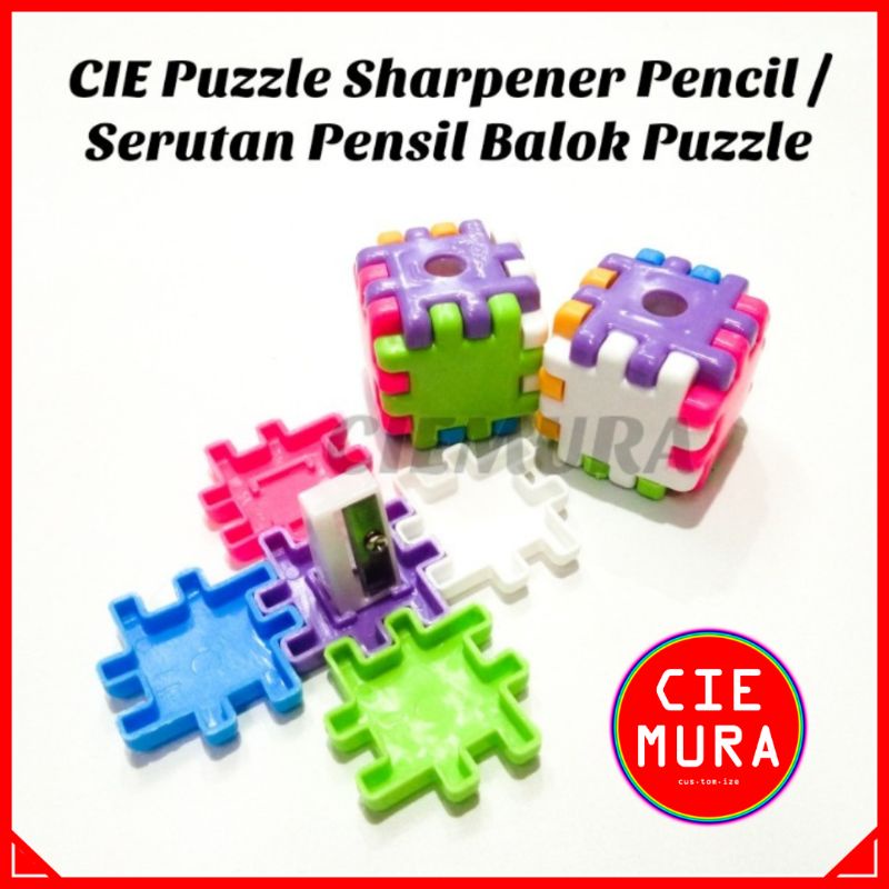 

CIE Puzzle Sharpener Pencil / Serutan Balok Puzzle