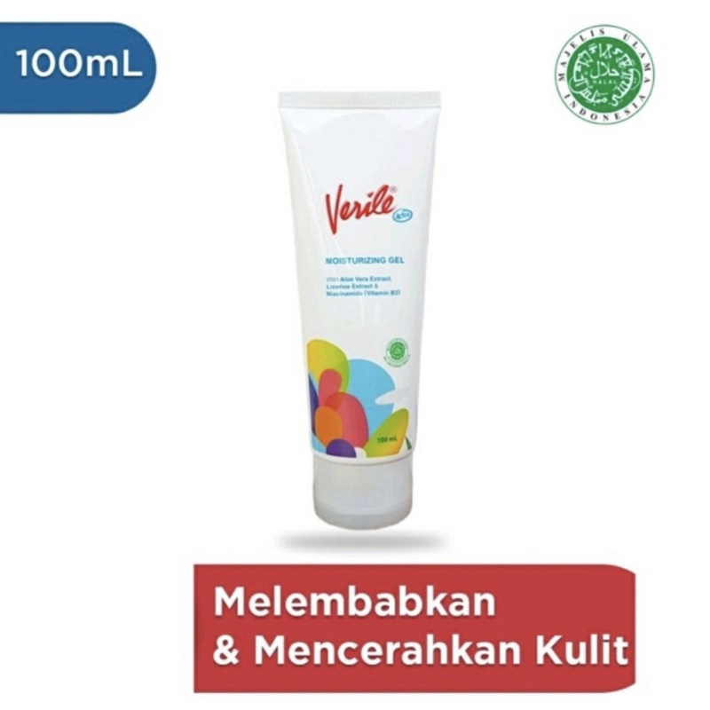 Verile moisturizing gel 100 ml ( melembabkan dan mencerahkan kulit )