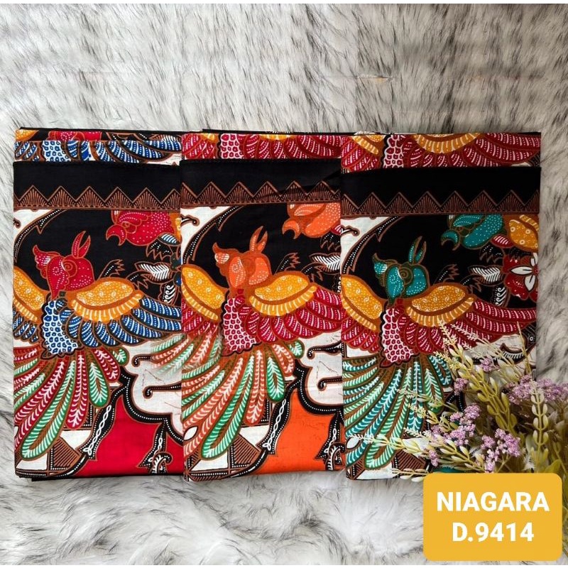 KAIN BATIK BAHAN KATUN NIAGARA (9414)