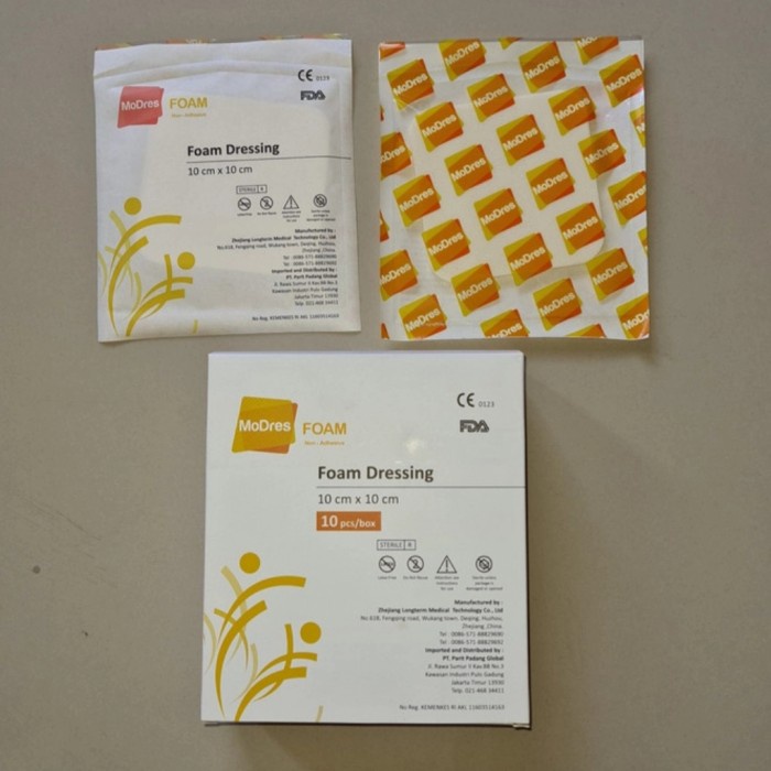 Jual Plester Serap Luka Diabetes/Infeksi Foam Dressing 1010 cm