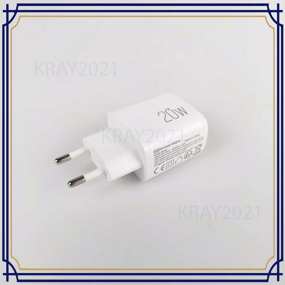 Charger USB Type C PD QC3.0 2 Port 20W -CG956