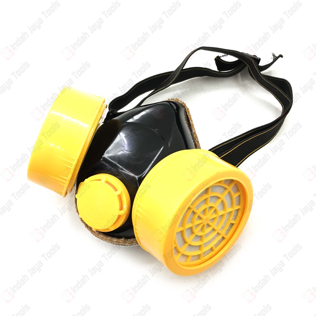 Masker Obat Double GOSAVE NP 306 / Tabung Ganda / Chemical Respirator