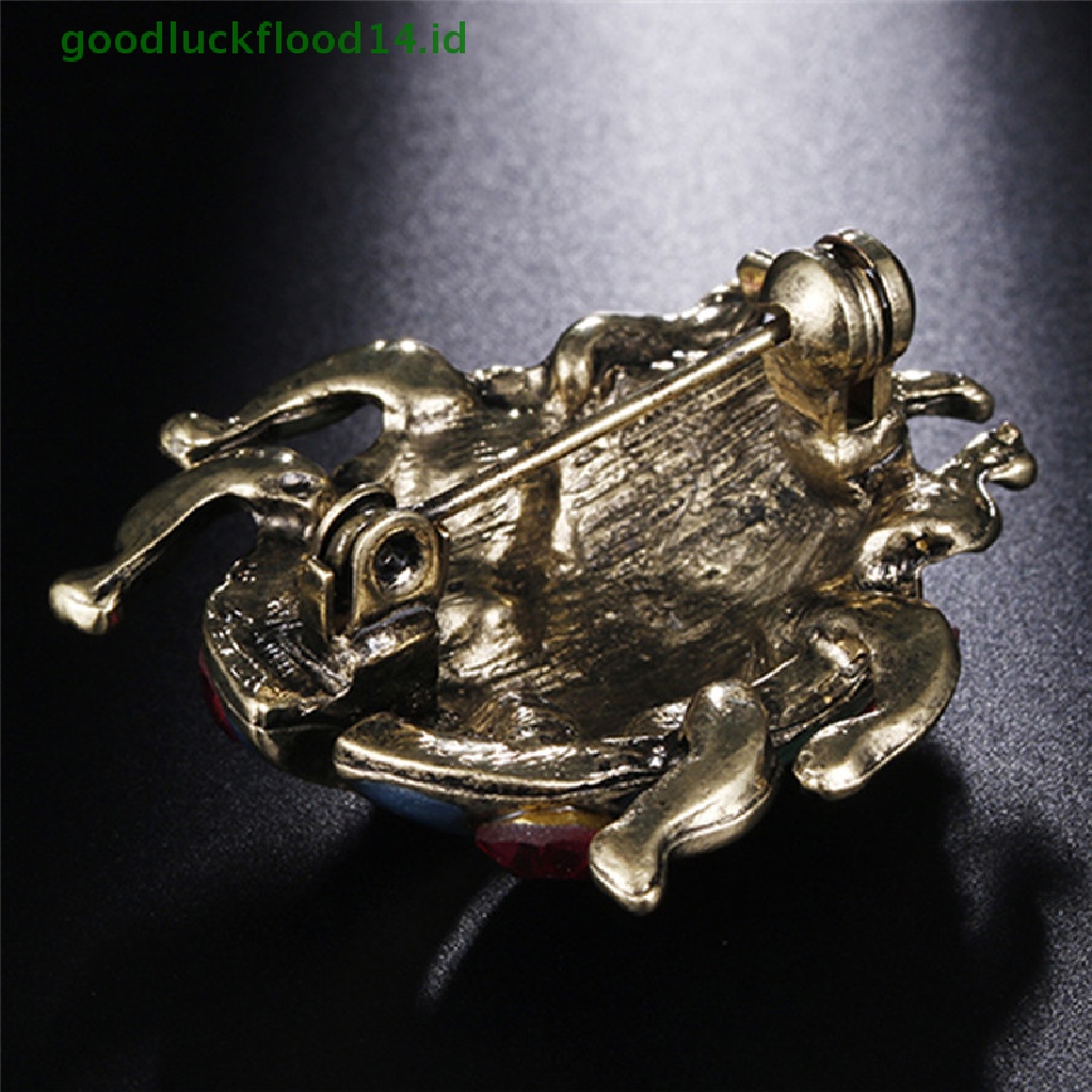 [GOOGFOUR] Ladybug Kristal Bros Pin Berlian Imitasi Bros Baju Pernikahan Decor Jewelry [TOP]