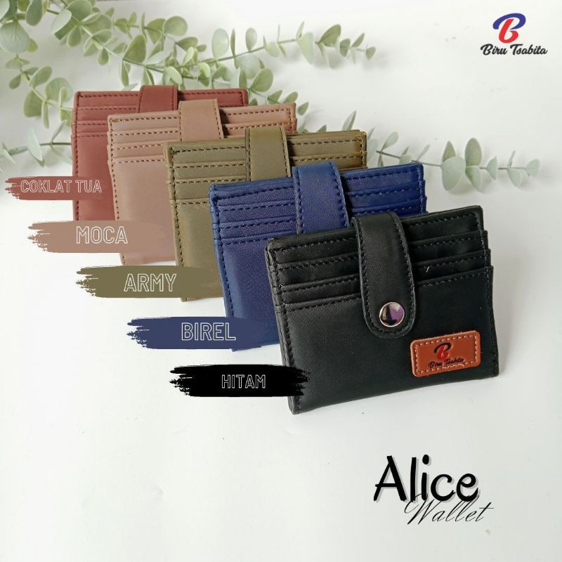 Dompet Alice by biru tsabita // dompet kartu biru tsabita