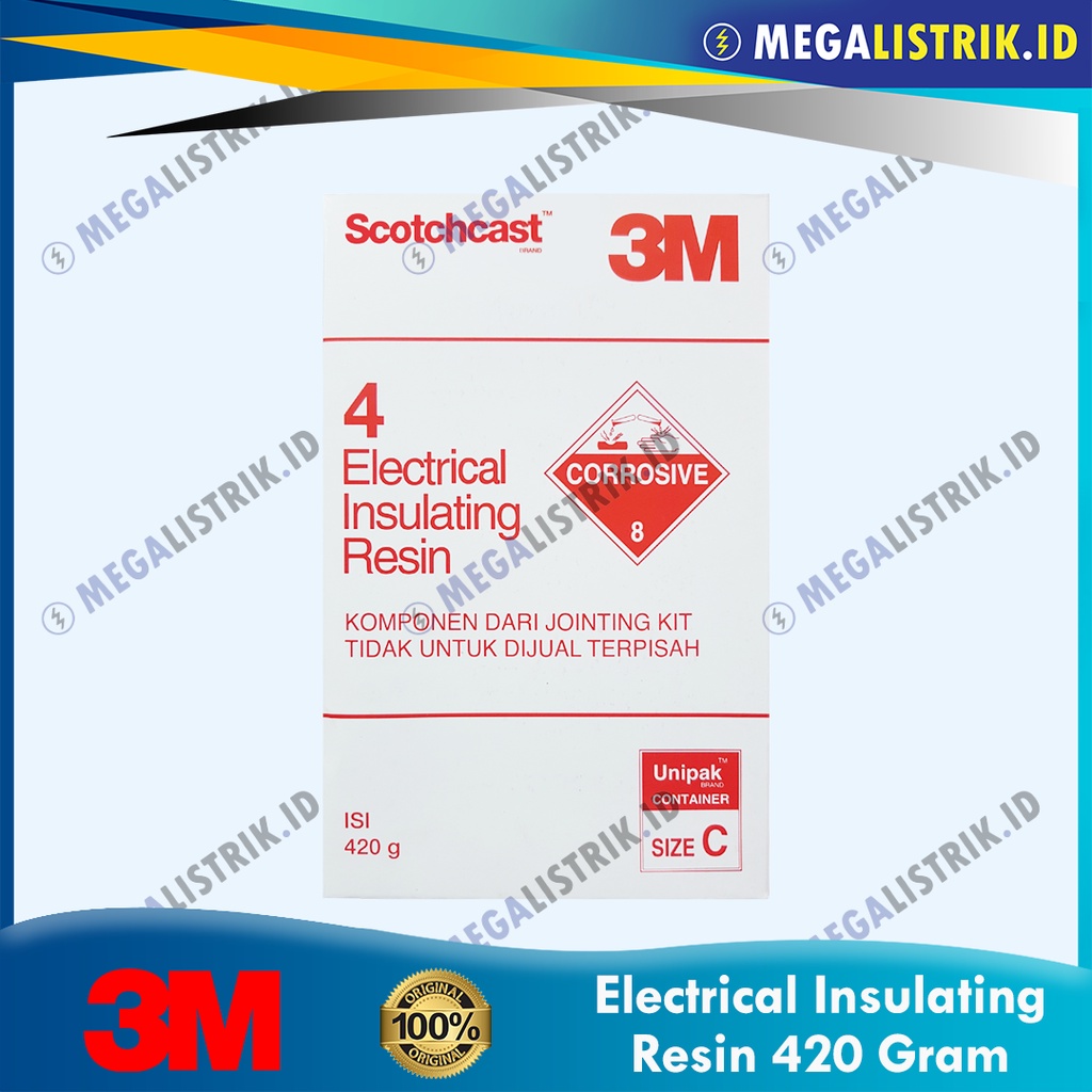 3M SCOTCHCAST ELECTRICAL RESIN KABEL / JOINTING / SAMBUNGAN KABEL ( 420 GRAM )