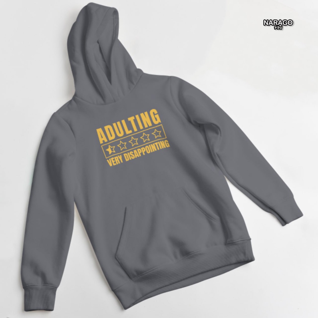 Nara.Grosir - Hoodie Jumper Adulting l Sweater Hodie Unisex