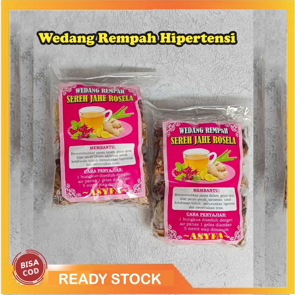 

Wedang Rosela Sereh Jahe Kapulaga Gula Batu Atasi Hipertensi Panas dalam