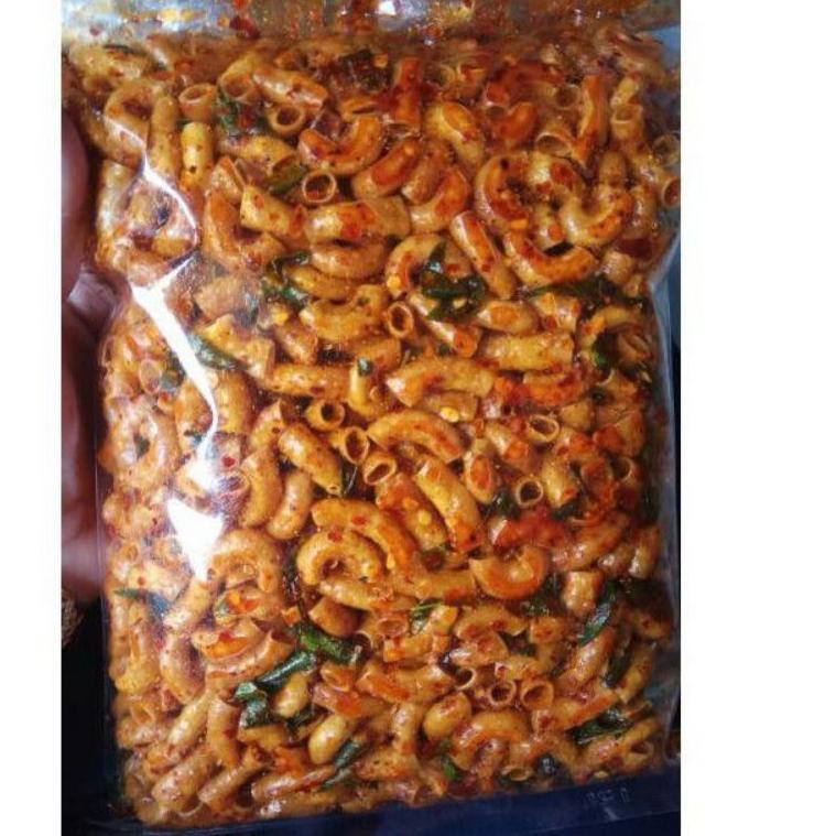 

BELANJA MURMER J882 Makaroni bantat kriuk Extra pedas daun jeruk isi 1 kg promo さ